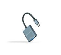 Nanocable Conversor USB-C/M a VGA/H Aluminio 10cm 10.16.4101-G