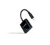 Adaptador NanoCable USB-C M para VGA F 10 CM Negro