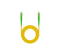 Nanocable Cable de Fibra Óptica SC/APC a SC/APC Monomodo Simplex LSZH 10m Amarillo
