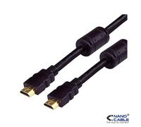 Nanocable hdmi, 5m cable hdmi hdmi tipo a (estándar) negro
