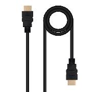 NANOCABLE 10.15.3810 - Cable HDMI V2.0 4K@60Hz 18Gbps A/M-A/M, 10m, Negro