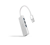 Hub Nanocable 4 puertos 5 Gbps USB 3.0 con cable 18 cm aluminio