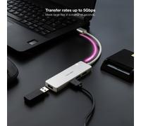 Hub USB 3.0 Nanocable 10.16.4602/ 4xUSB/ Gris