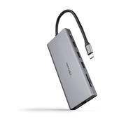 Nanocable hub usb-c 12 en 1, conversor usb-c 3.1 a 3xusb-a 3.2 + usb-c
