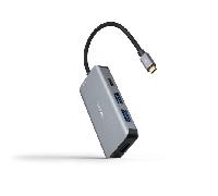 nanocable hub usb-c 3xusb3.0+usb-c+usb-c pd 15cm