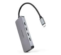 NANOCABLE HUB USB-C/M A 4XUSB-C/H + USB-C PD 100W