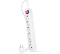 Nanocable Interruptor 6 Tomas 1.4m Blanco