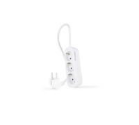 Nanocable regleta de enchufes con 3 tomas, 1.4 m, blanco