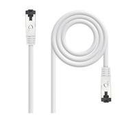 Cable de Red RJ45 SSTP Nanocable 10.20.2002-W Cat.8.1/ 2m/ Blanco