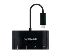 HUB USB C - 4x USB A 3.1 (Negro) - TooQ