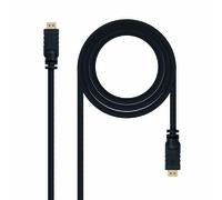 Cable HDMI V1.4 HEC NanoCable USB-A M/M 15 M c/Ferrite