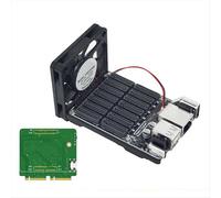 NanoCluster 7x CM4/CM5 Nodos Mini Baseboard con Adaptador CM45 Kubernetes K3S Edge AI Homelab para Cluster