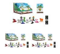 Nanofiguras Minecraft 4 cm en sobre Sorpresa en Display (Paquete de 3)