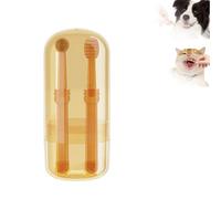 Nanoflex Pet Toothbrush with Tongue Scraper, Dog Toothbrush, Pet Toothbrush and Toothpaste, Soft& Durable Pet Silicone Toothbrush (1Pcs Toothbrush)