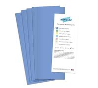 NANOLAP PSA - 5 piezas de papel de pulido adhesivo de 40 micras (grano 300), papel de lija fino de microacabado de 4-1/4 x 11 pulgadas, película de lijado para sistema de afilado afilado aterrador