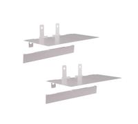 Nanoleaf Kit de Expansión Blocks | 2 Estantes Ultrafinos de Acero Inoxidable, para Mostrar sus Favoritos y de Colección, Deben atornillarse (Tornillos incluidos) Decoracion Gaming y Habitacion Pared