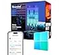 Nanoleaf Kit de Expansión Blocks | 4 Mini Cuadrados (Requiere Kit Incicio), Paneles Decorativos para Pared RGBW, Luz Difusa, Temperatura de Color Ajustable 2700K a 6500K (11,6 x 11,6 cm cada uno)