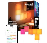 Nanoleaf Blocks Kit de Inicio | 6 Cuadrados Decorativos para Pared, Iluminación Difusa Uniforme, Luce LED RGBW, Sincroniz con Música y Screen,WiFi Control por APP y Voz (Alexa, Apple)