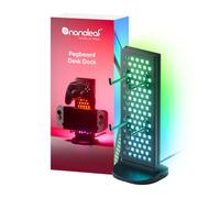 Nanoleaf Hub Luminoso para Gaming, Lámpara Mesa Inteligente RGB 3-en-1 con Soporte Auriculares/Mando, Iluminación Doble Cara, Dock USB-C, Sync Música y Pantalla vía App, Luz Ambiental Gaming