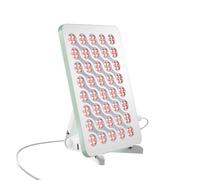 Nanoleaf Lámpara Infrarroja Panel Terapia Luz Roja Rostro y Cuerpo, 160 LED Doble Longitud de Onda (630 nm + 850 nm), Temporizador Integrado, 4 Niveles de Intensidad, Soporte y Gafas Incluidas