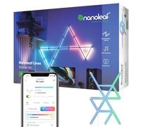 Nanoleaf Lines Kit de Inicio de 15 ángulo de 60° Barras Luz Inteligentes LED RGBW Modulares, Apliques de Pared Interior, Luces Led 16M Colores WiFi, Compatible Alexa Google Home, Decoración Habitación