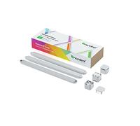 Nanoleaf Lines Paquete de extensión de 3 ángulo de 90° Barras Luz LED RGBW Adicionales, Apliques de Pared Interior Modulares, Luces Led 16M Colores WiFi, Compatible Alexa Google, Decoración Habitación