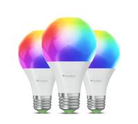 Nanoleaf Matter Essentials 3 Bombillas LED E27 RGBW Inteligentes y Regulables - Luces Led 16M Colores, Matter sobre Thread, Bluetooth, Compatible con Google Apple, Decoración Habitación y Gaming