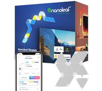Nanoleaf Shapes Mini Triangle Expansion Pack, 10 Mini Triángulos LED Adicionales - Apliques de Pared Modulares, Luces Led Inteligentes RGBW 16M Colores WiFi, Compatible Alexa, Decoración y Gaming