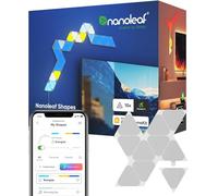 Nanoleaf Shapes Mini Triangle Expansion Pack, 10 Mini Triángulos LED Adicionales - Apliques de Pared Modulares, Luces Led Inteligentes RGBW 16M Colores WiFi, Compatible Alexa, Decoración y Gaming
