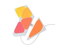 Nanoleaf Shapes Mini Triangle Starter Kit, 5 Mini Triángulos Luminosos LED RGBW - Apliques de Pared Interior Modulares, Luces Led Inteligentes 16M Colores WiFi, Compatible Alexa, Decoración y Gaming