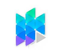 Nanoleaf Shapes Triangle Starter Kit, 15 Triángulos Luminosos LED RGBW - Apliques de Pared Interior Modulares, Luces Led Inteligentes 16M Colores WiFi, Compatible con Alexa, para Decoración y Gaming