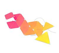 Nanoleaf Shapes Triangle Starter Kit, 15 Triángulos Luminosos LED RGBW - Apliques de Pared Interior Modulares, Luces Led Inteligentes 16M Colores WiFi, Compatible con Alexa, para Decoración y Gaming