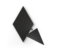 Nanoleaf Shapes Ultra Black Triangle Expansion Pack, 3 Triángulos LED Adicionales - Apliques de Pared Interior Modulares, Luces Led Inteligentes RGBW 16M Colores WiFi, Compatible con Alexa
