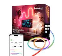 Nanoleaf Tira de luces LED de neón mate de 5 m, WiFi flexible, sincronización de música y pantalla, escenas dinámicas en la aplicación, control por voz (funciona con Alexa, Apple, Google)