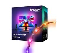 Nanoleaf Tira LED Zigzag para Pantalla de PC Gaming de 32", Tira de Luz RGB Inteligente USB-C 2,5M Recortable con Sincronización Musical y Espejo de Pantalla, Control por App