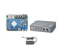 NanoPC-T6 LTS Mini Router WiFi, LPDDR4X 4 GB RAM 64 GB eMMC, RK3588 SoC Dual 2.5 Gpbs, M.2 M-Key & E-Key Slot, para NAS Video Smart IoT Gateway, soporta módulos M.2 NVMe SSD/WiFi
