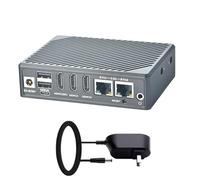 NanoPC-T6 LTS - Ordenador de una sola placa con procesador RK3588, 8 GB de RAM, 64 GB de ROM, Dual 2.5G Ethernet, M.2 PCIe 3.0 x4, entrada y salida HDMI (NanoPC-T6-LTS Set + Power)