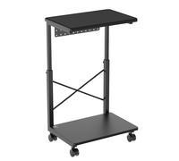 NanoRS Carrito de Ordenador de CPU con Altura Ajustable con Estante de hasta 80 kg | Carro portátil para PC con Espacio de Almacenamiento | Flexible con Ruedas | Estante Resistente al Agua | RS430