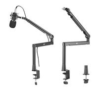 NanoRS RS471 Soporte de Micrófono, Soporte Gestión de Cables, Brazo Giratorio, Aluminio