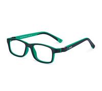 NANOVISTA Crew 3.0 Gafas, Bicolor Negro Mate/Verde Turquesa, 46 Unisex niños