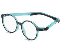NANOVISTA Flicker 3.0 Gafas, Bicolor Negro Mate/Azul Glow, 44 Unisex niños
