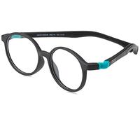 NANOVISTA Flicker 3.0 Gafas, Negro Mate/Turquesa, 48 Unisex niños