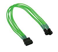Nanoxia NX42A30NG Interno 0.3m Molex (4-pin) 2 x Molex (3-pin) Verde - Cable (Macho/hembra, Molex (4-pin), 2 x Molex (3-pin), Derecho, Derecho, Verde)