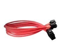 Nanoxia nx8pv3er - Cable (EPS (8-Pin), EPS (4 + 4-Pin), Macho/Hembra), Color Roj