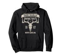 Nantahala National Forest NC Alce Senderos de Senderismo Souvenir Sudadera con Capucha