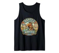 Nantes Francia Viaje Souvenir City Gift Camiseta sin Mangas