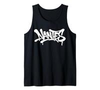 Nantes Graffiti Ciudad Arte Callejero Handstyle Francia Souvenir Camiseta sin Mangas