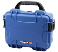NANUK 904 Serie Compacta - Maleta Protectora Ligera e Impermeable de Resina NK-7 con Inserto de Espuma Personalizable (25,91 x 20,07 x 11,43 cm) - Azul