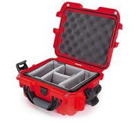 Nanuk 905 - Carcasa rígida Impermeable con separadores Acolchados, Color Rojo