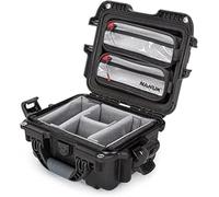 NANUK 905 Pro Photo Kit: Maleta Protectora Ligera e Impermeable con separadores Acolchados y 2 organizadores en la Tapa (31,75 × 25,65 × 15,24 cm). Resistente al Polvo y a los Golpes (Negro)